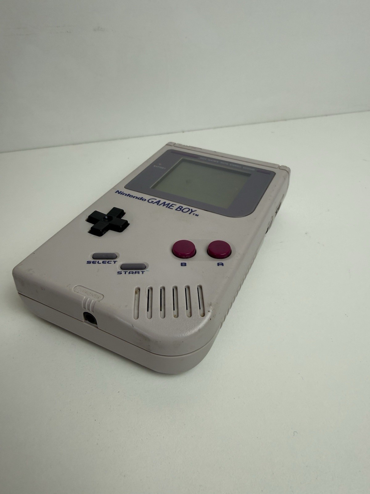 Original Nintendo Gameboy Console System Fully Working & Tetris! No Dead Lines!