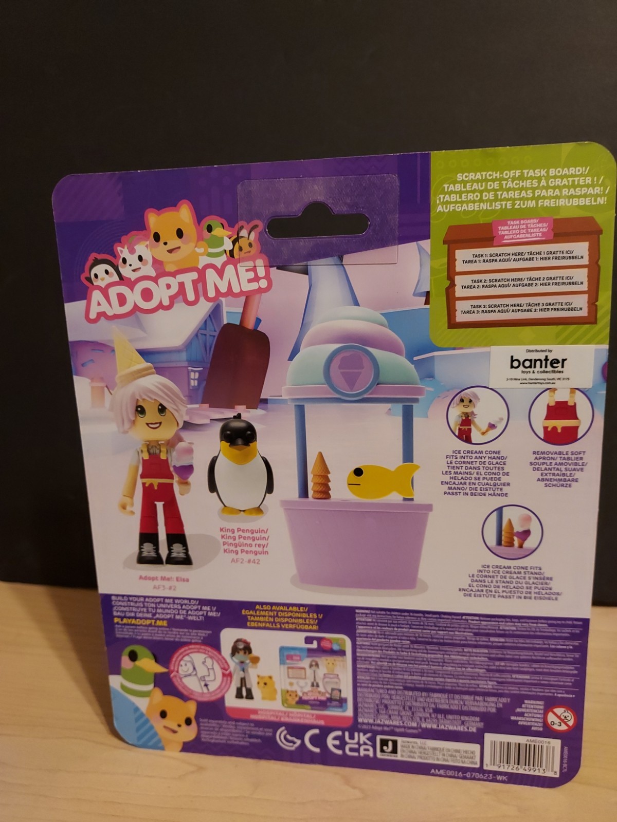 2023 Debut JAZWARES ADOPT ME! Ice Cream Parlour Figure Set NIB! 7R
