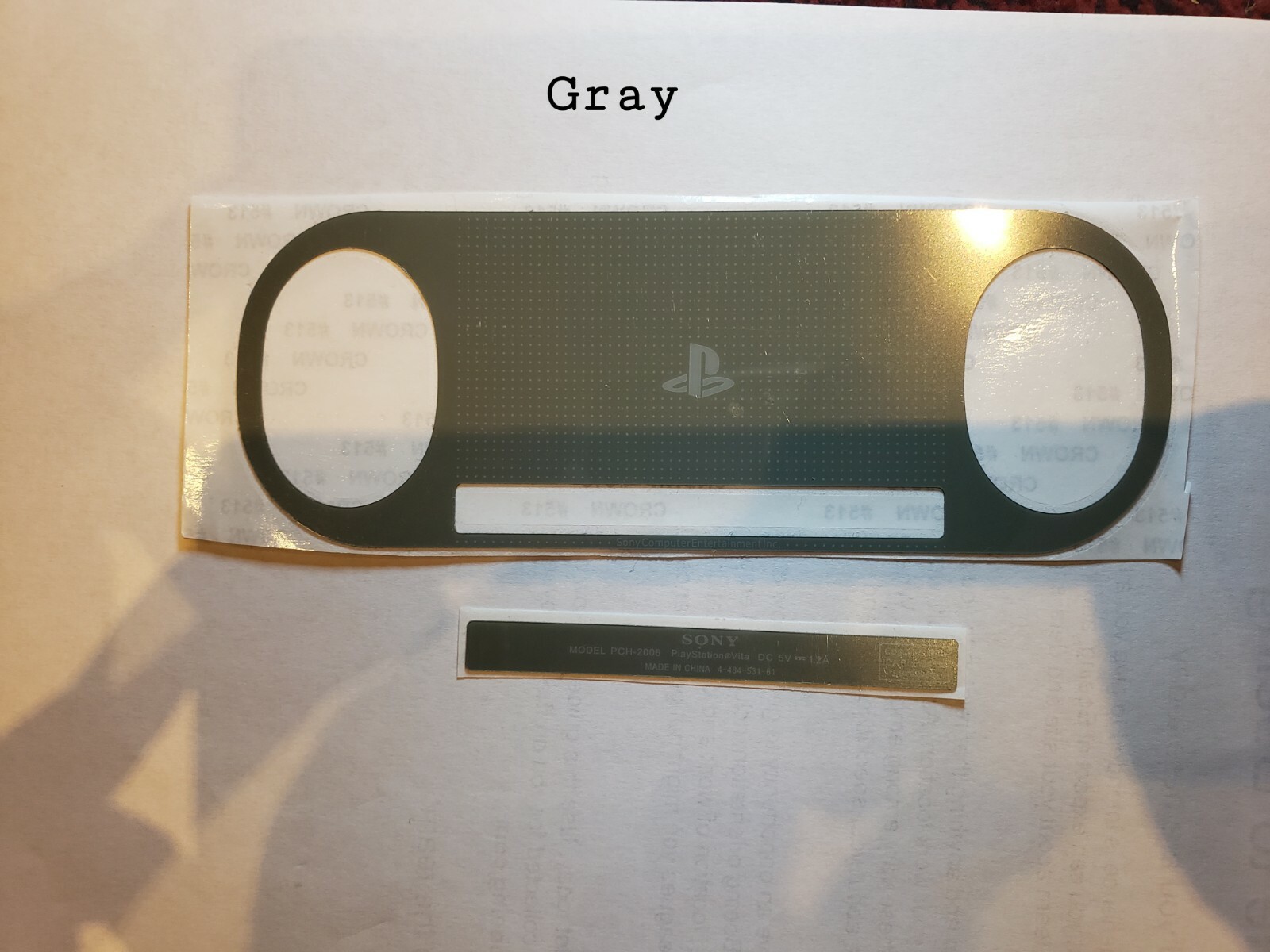 PlayStation PS Vita, Psvita Slim 2000 Rear High Quality Touchpad Label Sticker