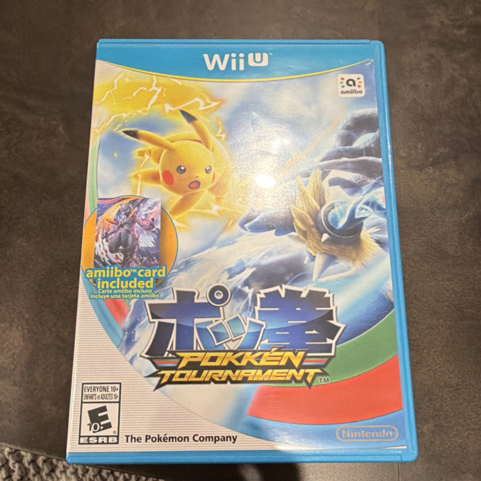 The Pokémon Company Pokkén Tournament Nintendo Wii U Amiibo Card Fighting