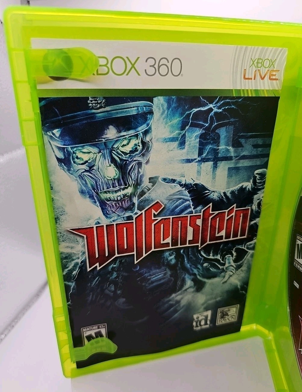 Wolfenstein (Microsoft Xbox 360, 2009) CIB Complete In Box With Manual Tested