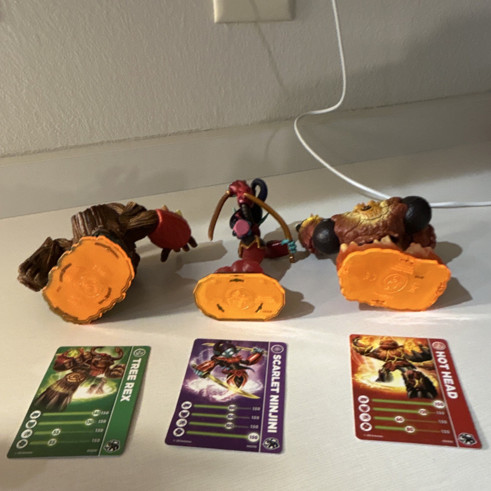Activision Skylanders Giants Figure Lot Hot Head Swarm Bouncer Crusher Granite