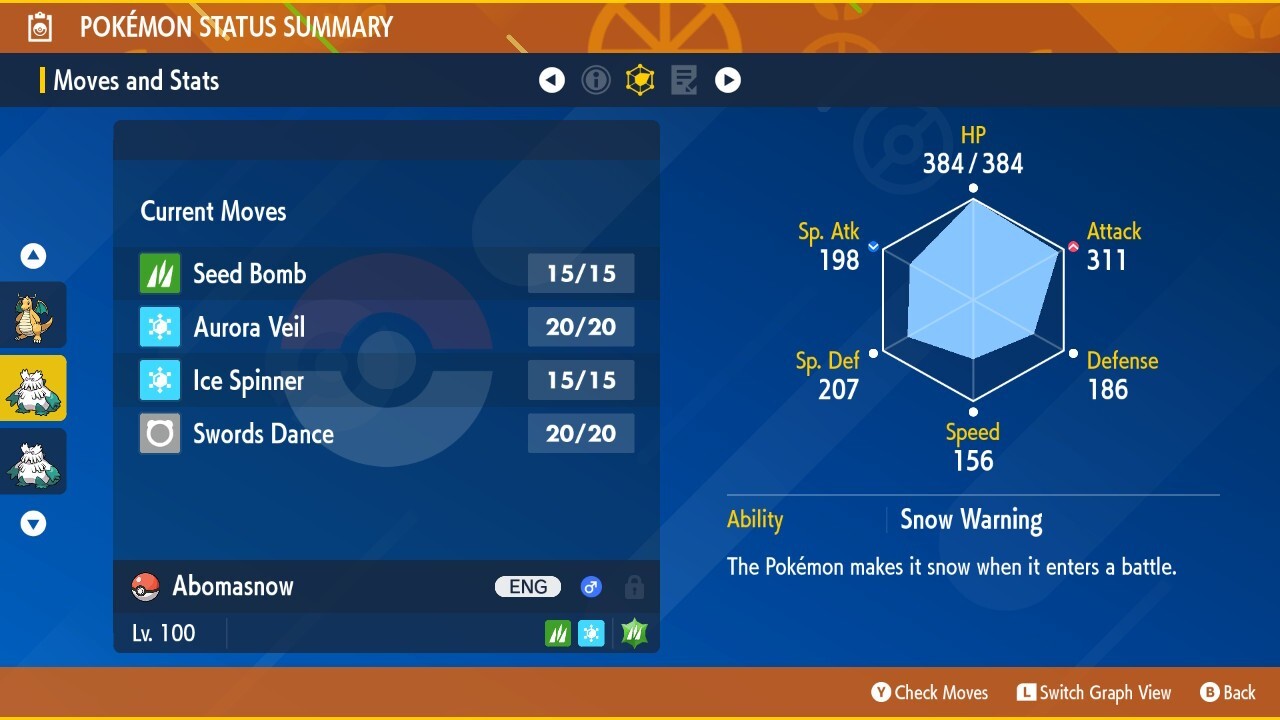 ⭐SHINY ABOMASNOW⭐6IV Battle Ready + EV Trained⭐Pokemon Scarlet and Violet⭐