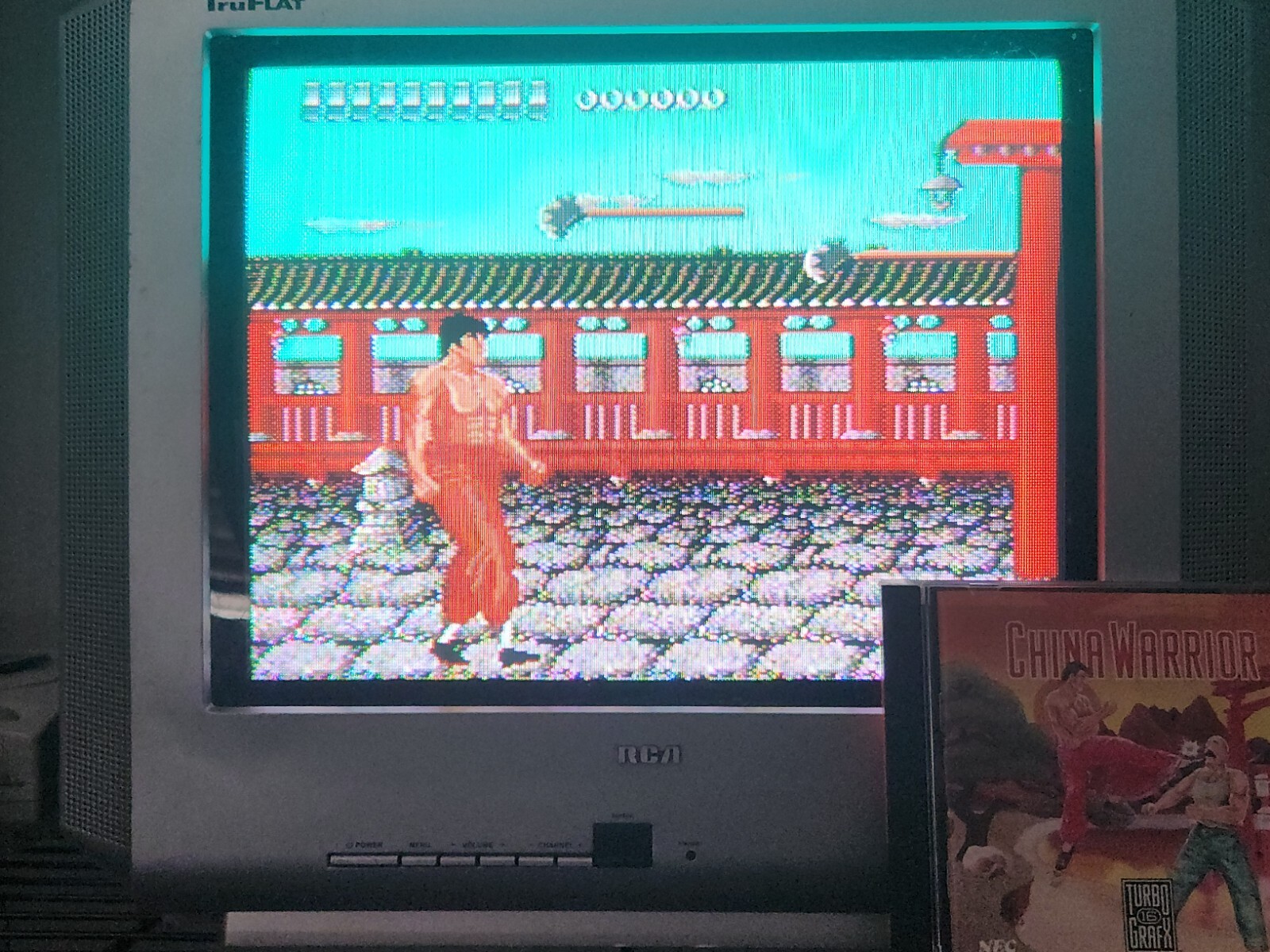 China Warrior(Nec TurboGrafx-16, 1989) Authentic & Complete with Case!