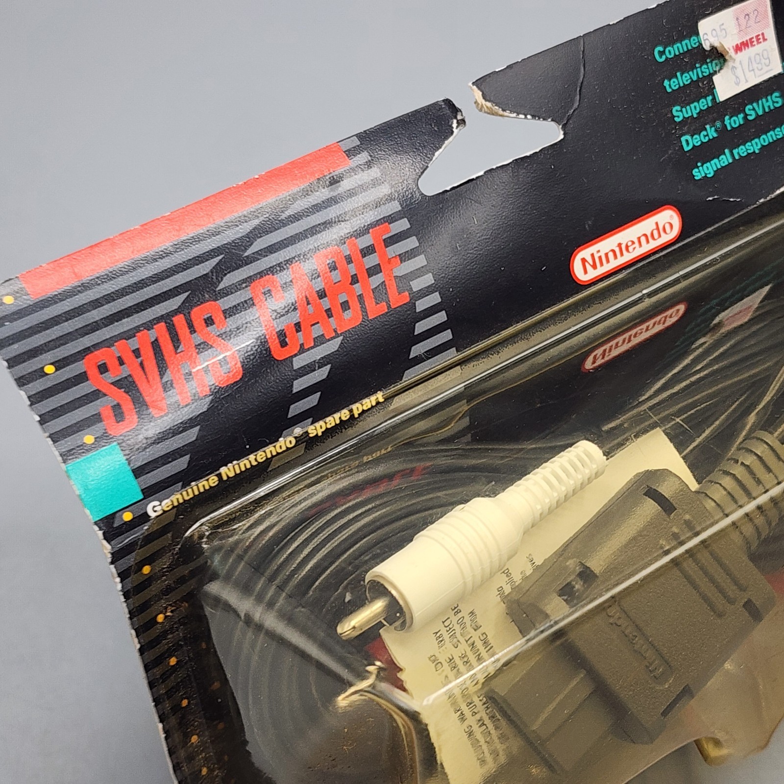 OEM Super Nintendo SNES SVHS TV A/V Cable NIP -Factory Sealed- N64/Gamecube NEW