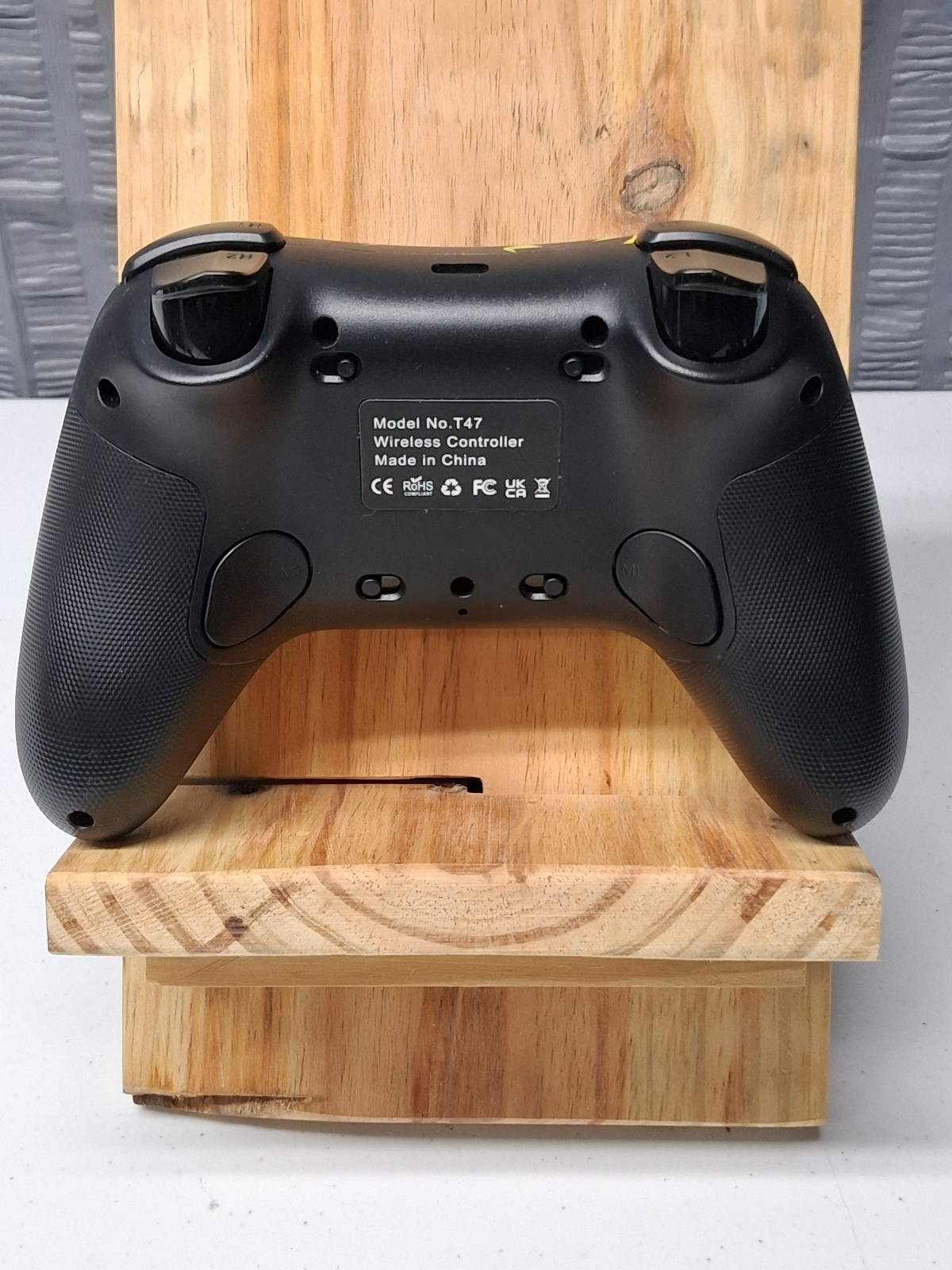 Wireless Pro Controller Model T47 Mappable Back Buttons Open Box Black