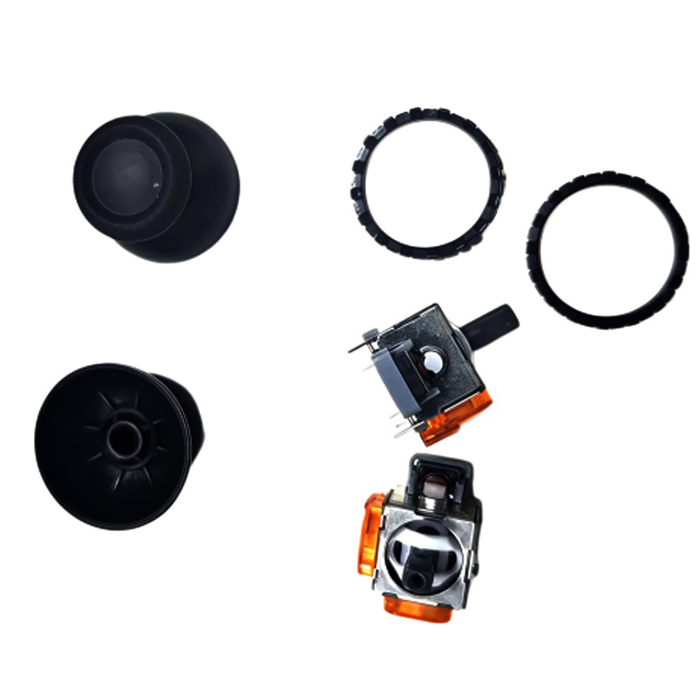 3Sets For PS5 Joystick Upgrade Anti Drift TMR Joysticks Thumbrigs And Rings USA