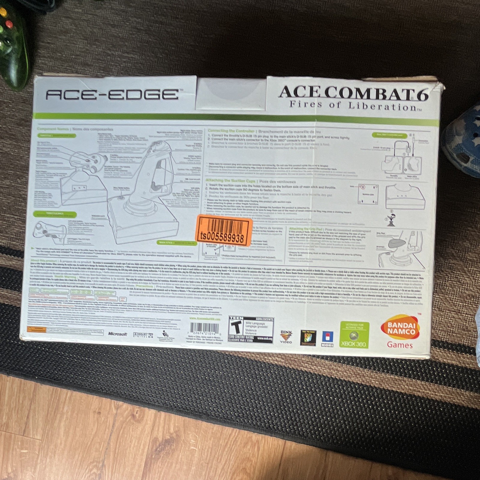 NIB Bandai Namco Ace Combat 6 Fires of Liberation Limited Ed Xbox 360 T Sim