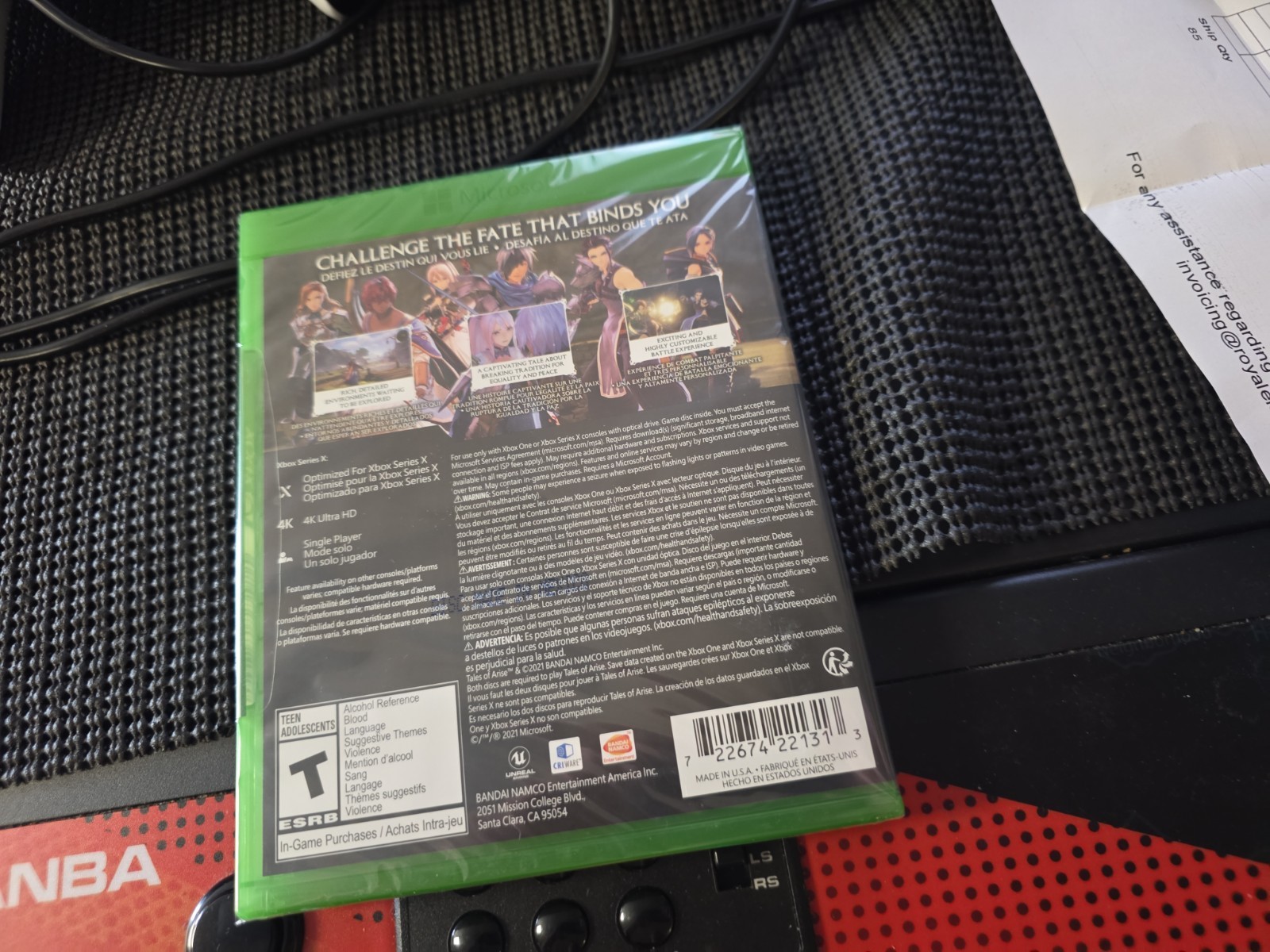 Tales Of Arise (Xbox One) Series X New Factory Sealed