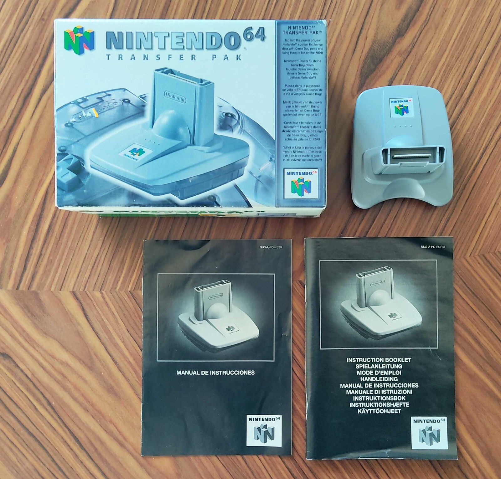 Transfer Pak N64 Nintendo 64 PAL EUR Complete Without Insert Combined Shipping