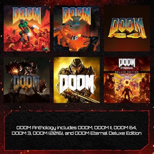 XBOX DOOM ANTHOLOGY – PLAYSTATION 4 AND PLAYSTATION 5 EP2-14879 – BLACK/GRAY