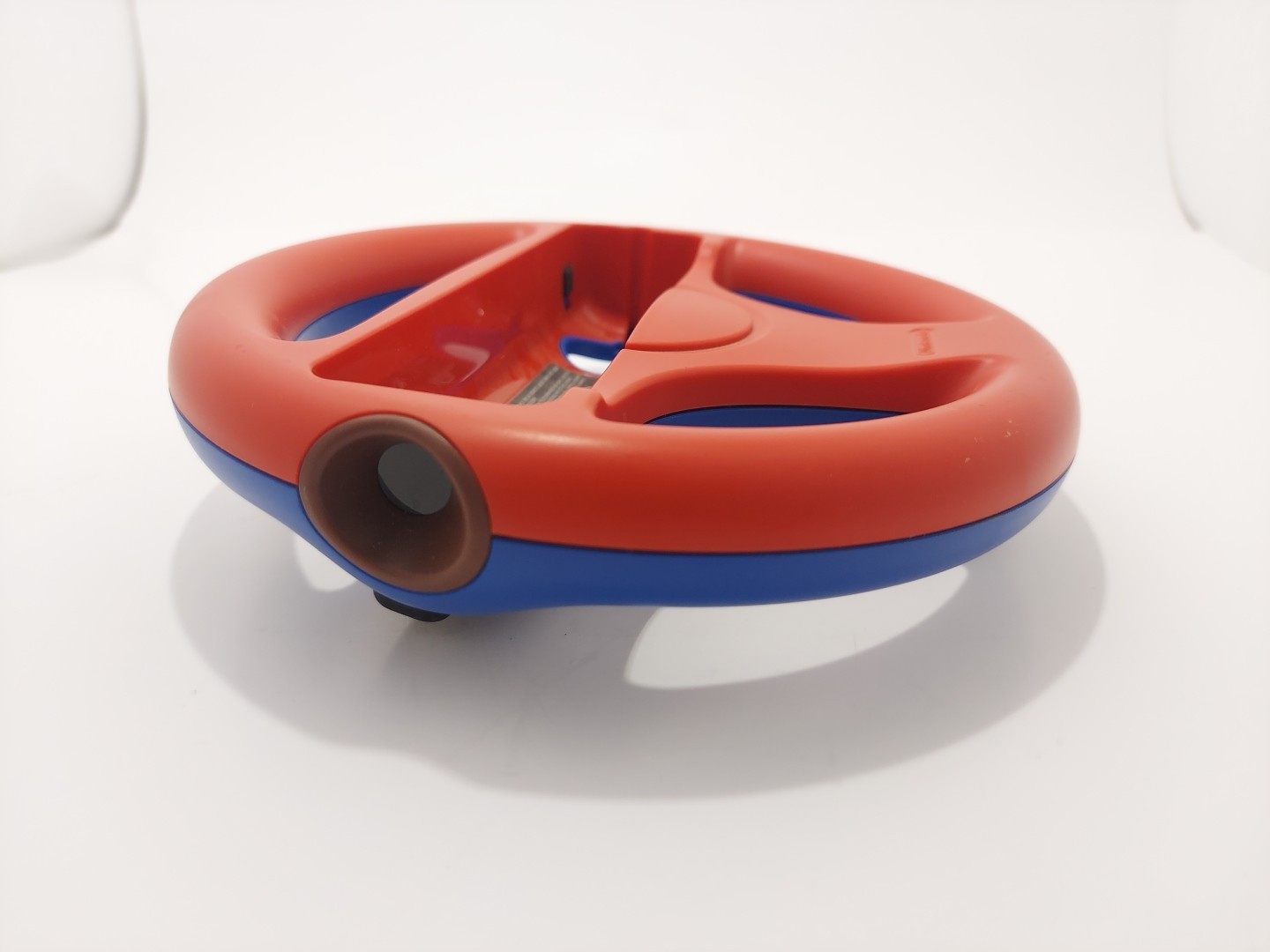OEM Nintendo Wii Steering Wheel Mario Kart Red Blue Remote Racing Wheel RVL-024