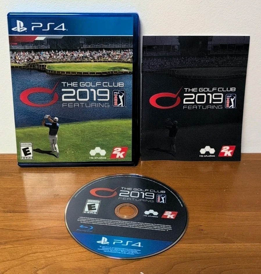 PlayStation 4 Golf Club 2019 Featuring PGA Tour 2K PS4 Complete CIB Tested