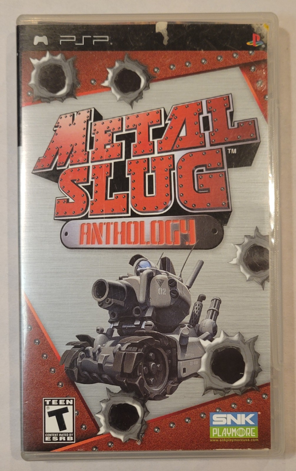 2007 Metal Slug Anthology Sony PlayStation Portable PSP Case & Manual – No Game