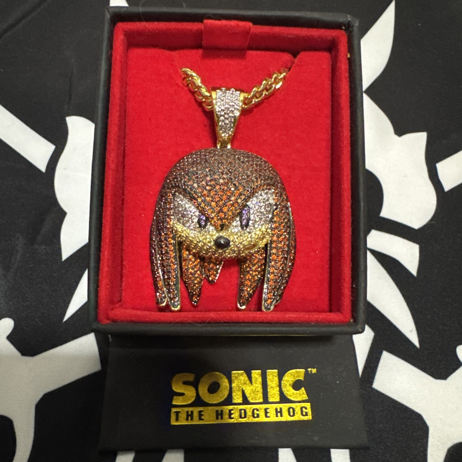 Sonic The Hedgehog King Ice Chain Necklaces Tails, Knuckles, Amy, And Blaze