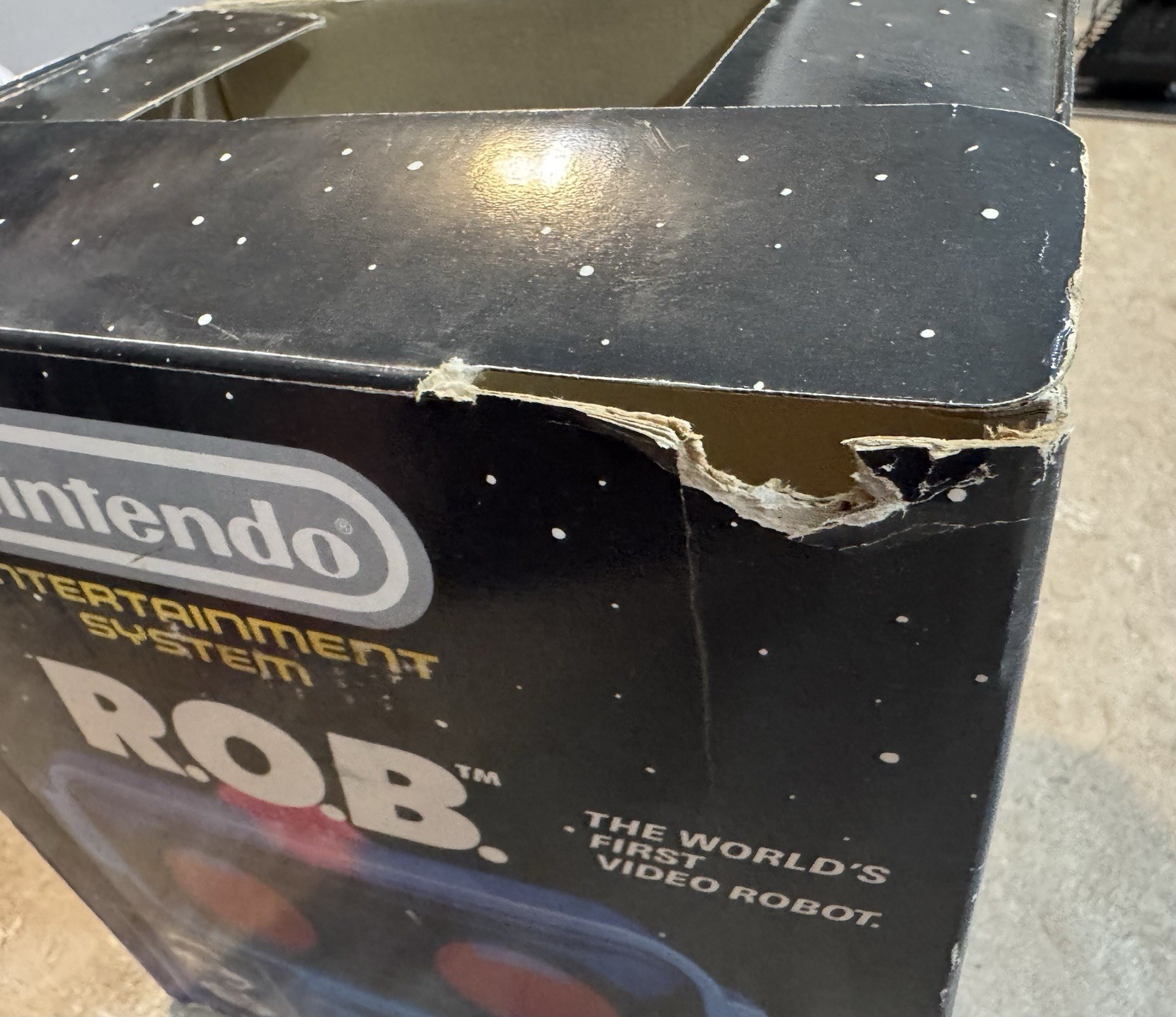 Nintendo ROB The Robot. CIB With Styrofoam. Stand Alone Version. Complete In Box