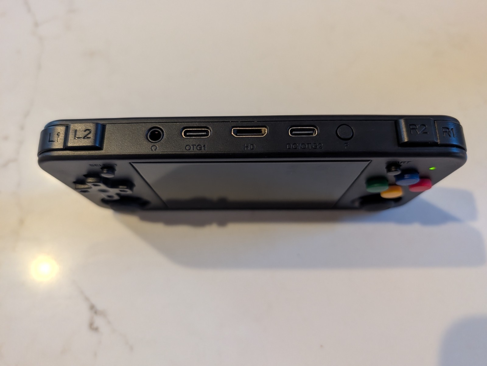 Anbernic RG35XX H Linux Retro Handheld with Sakura Retro Modding Buttons