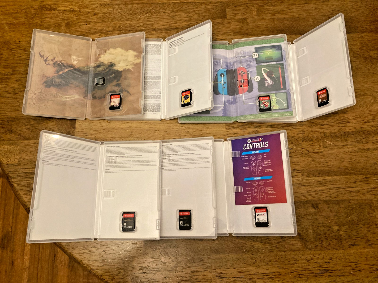 Nintendo Switch games Lot of 7 Brigandine, Dragon’s Dogma Eiyuden Mario Golf etc