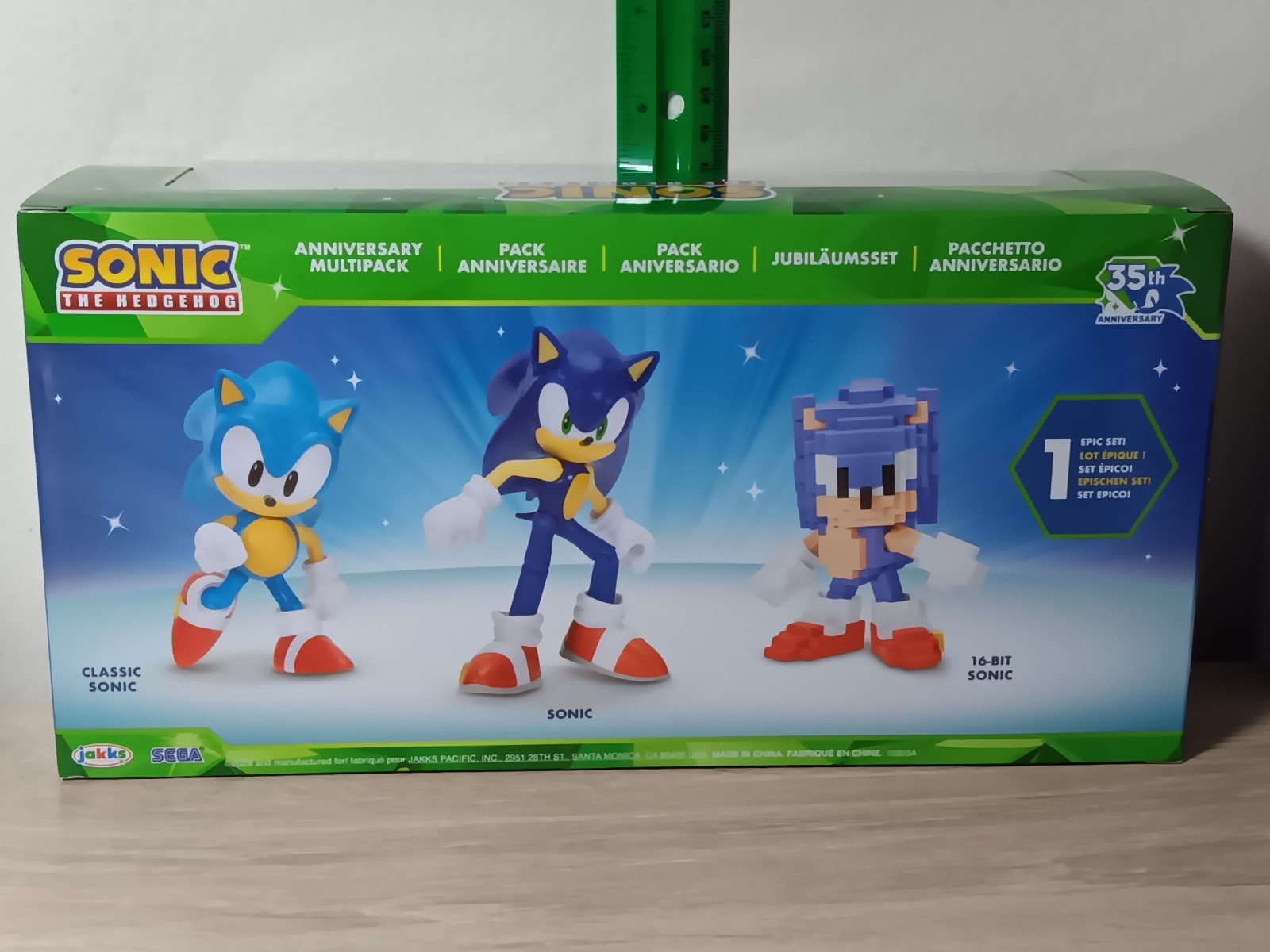 *FREE SHIP* 4″ DIGITAL CLASSIC MODERN Sonic the Hedgehog 35TH 3-PK Sega JAKKS