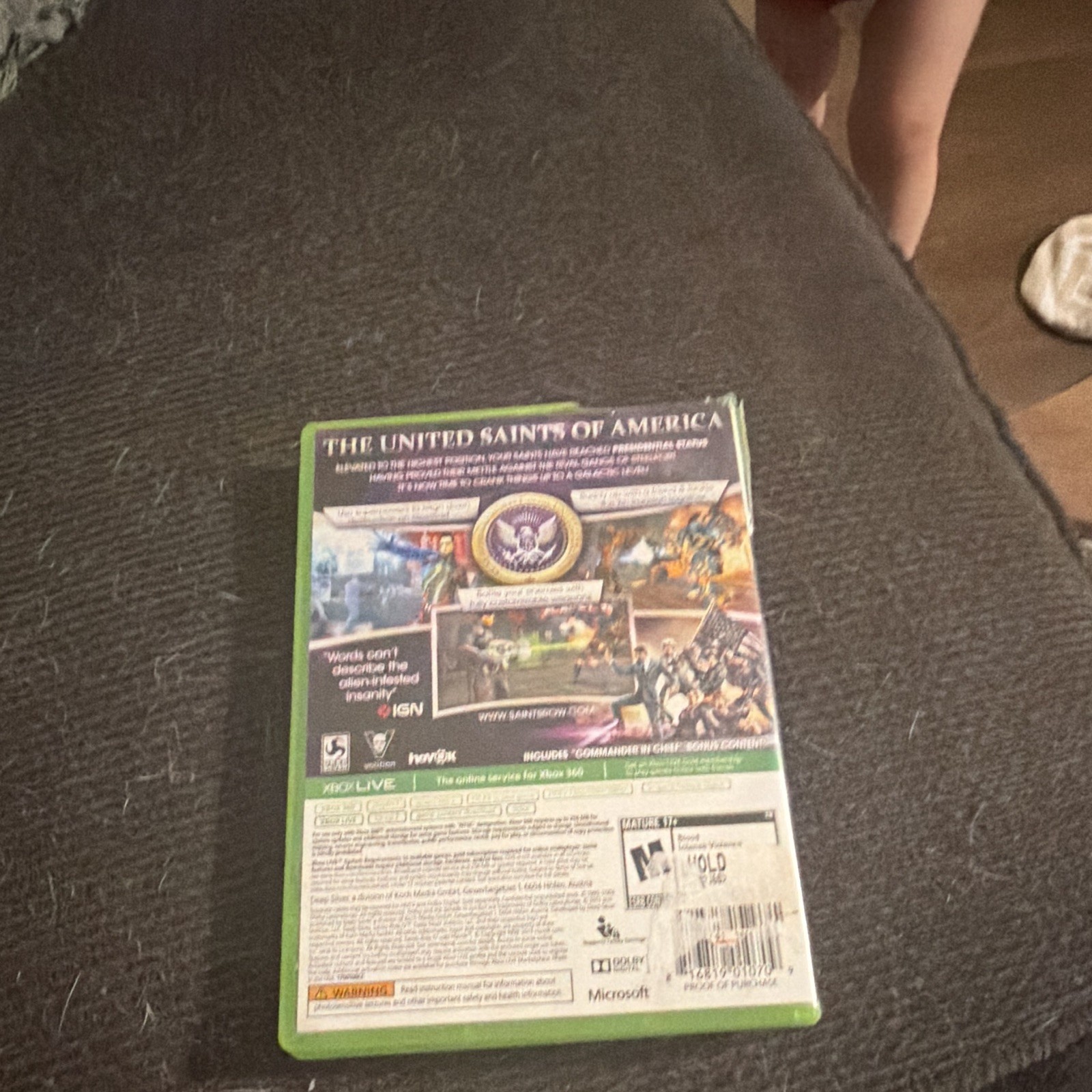 Deep Silver Saints Row IV Xbox 360 M Mature Action Adventure NTSC-U/C Online
