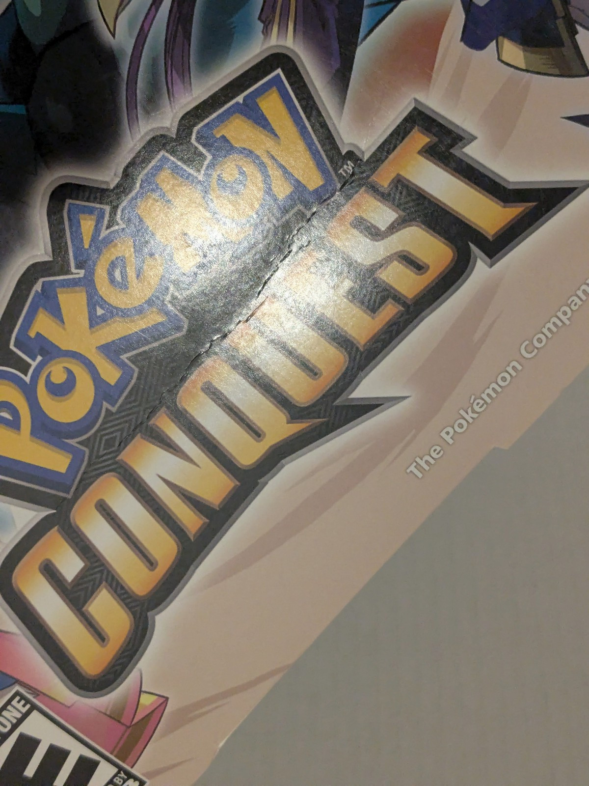 Pokemon Conquest Nintendo DS Gamestop Promotional Promo Preorder Display Box