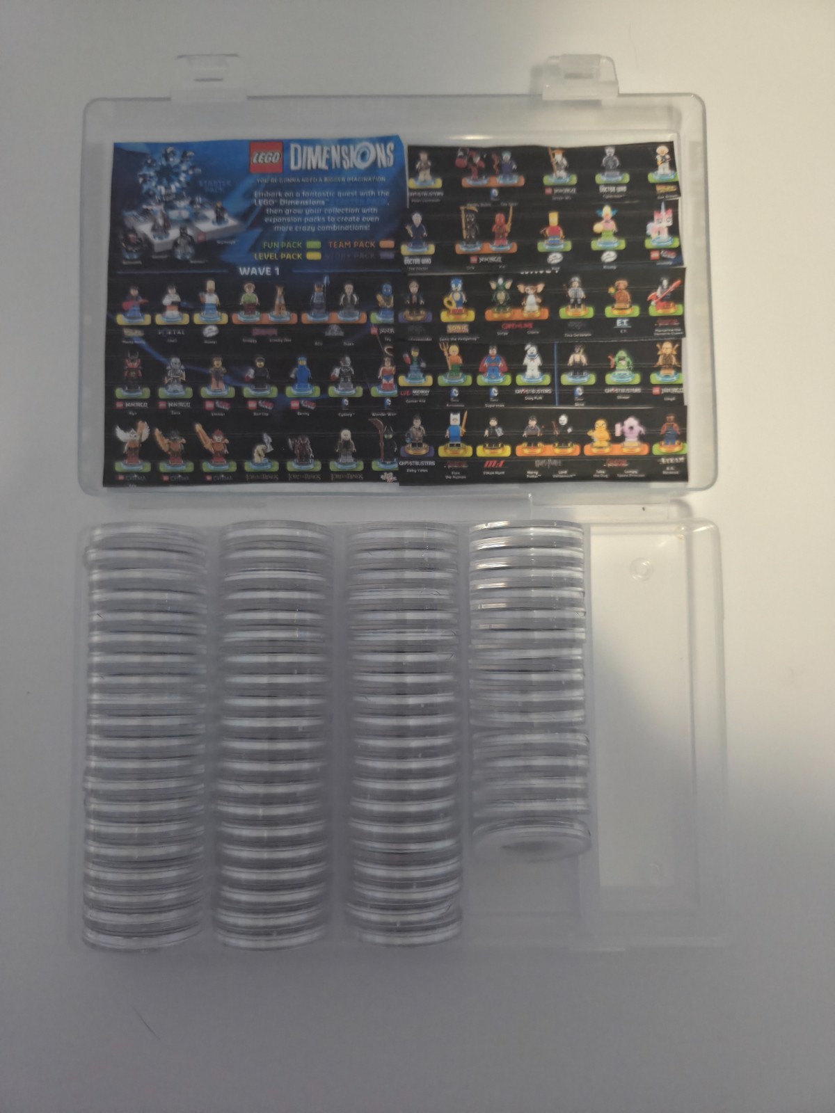 LEGO Dimensions: TWO SETS All 75 Characters & All 80 Vehicles NFC Tags 2 BOXES
