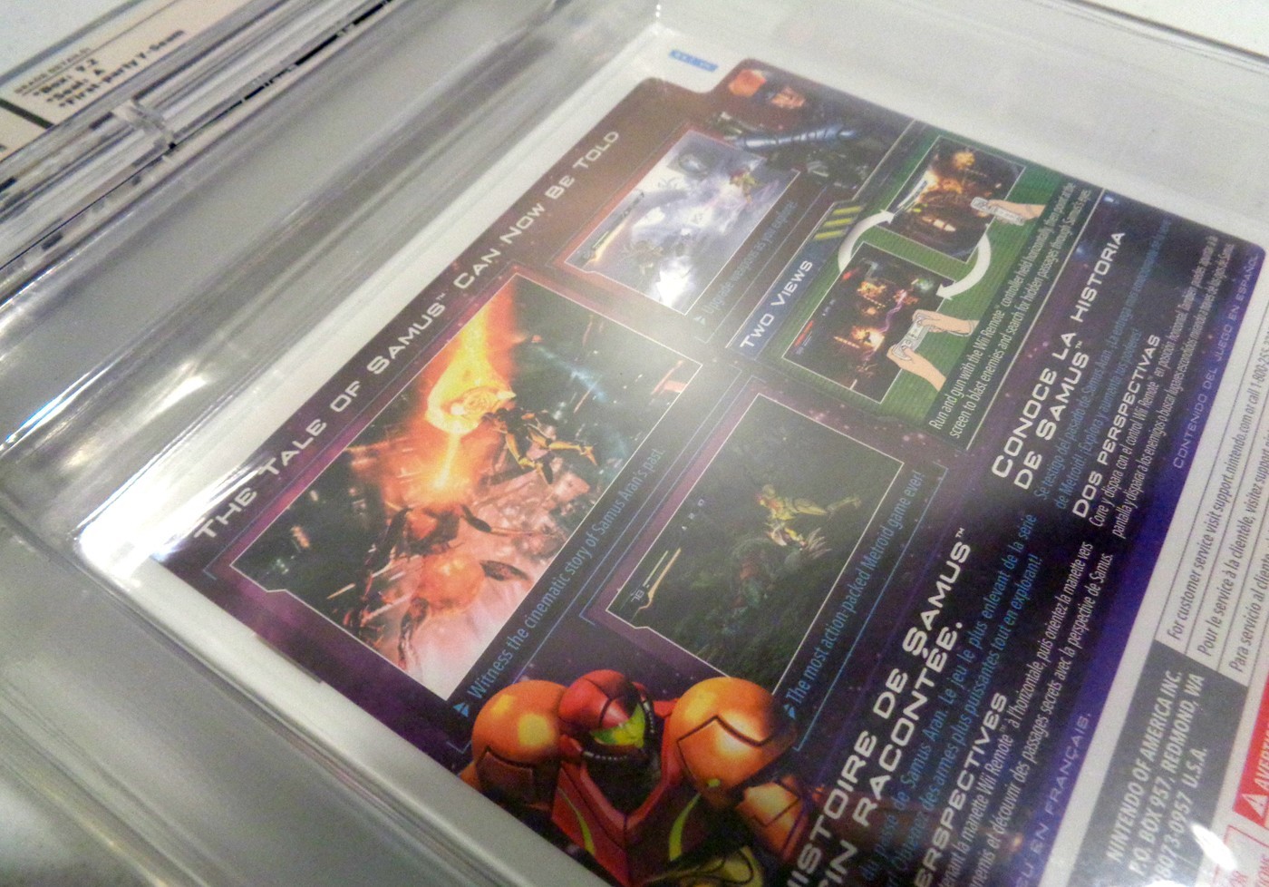 Metroid: Other M (Nintendo Wii, 2010) Brand New Factory Sealed GRADED WATA 9.2 A