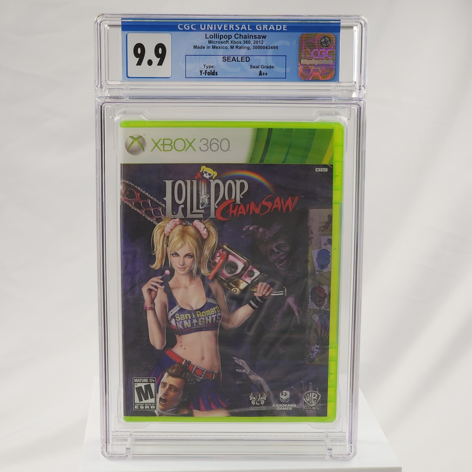 Lollipop Chainsaw (2012, Xbox 360) – New Sealed – Graded CGC 9.9 A++ Video Game