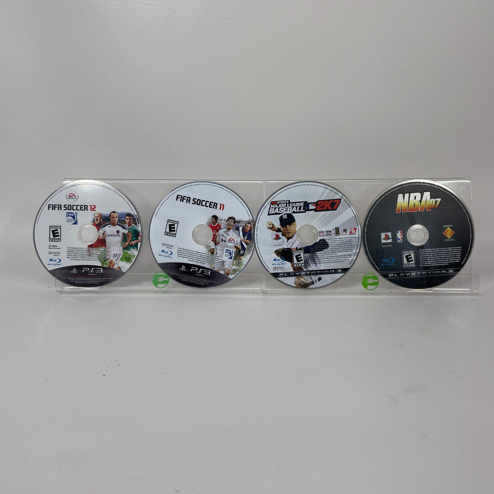 Lot of 4 PS3 Sports Games FIFA 11 FIFA 12 NBA 07 MLB 2K Major League Baseball