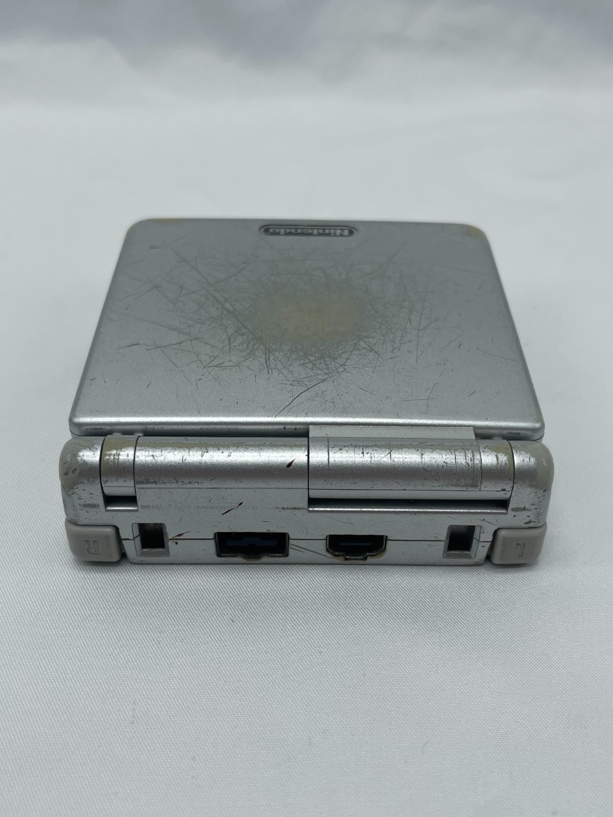 Nintendo Game Boy Advance SP Handheld System Silver AGS-001 Tested – W/ Charger
