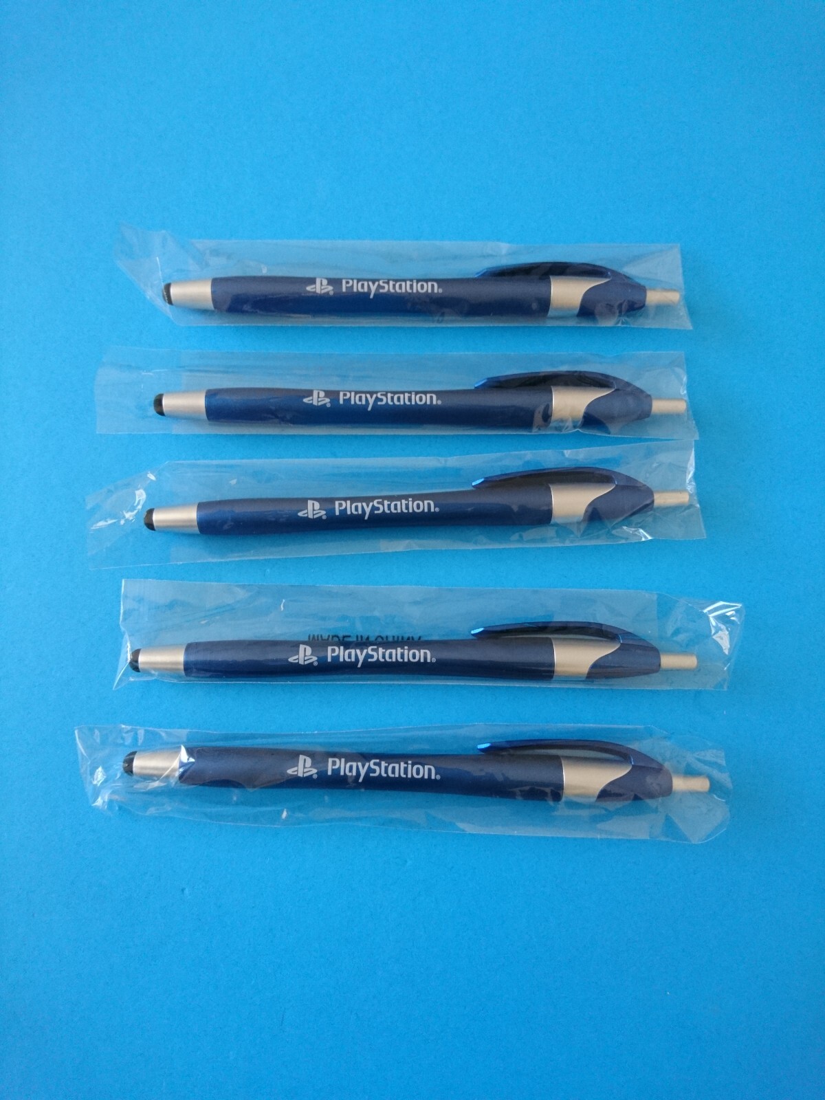 PlayStation STRING BAG, GHOST LANYARD, SANITIZER PEN, 5 STYLUS PENS, NB & 2 STKR
