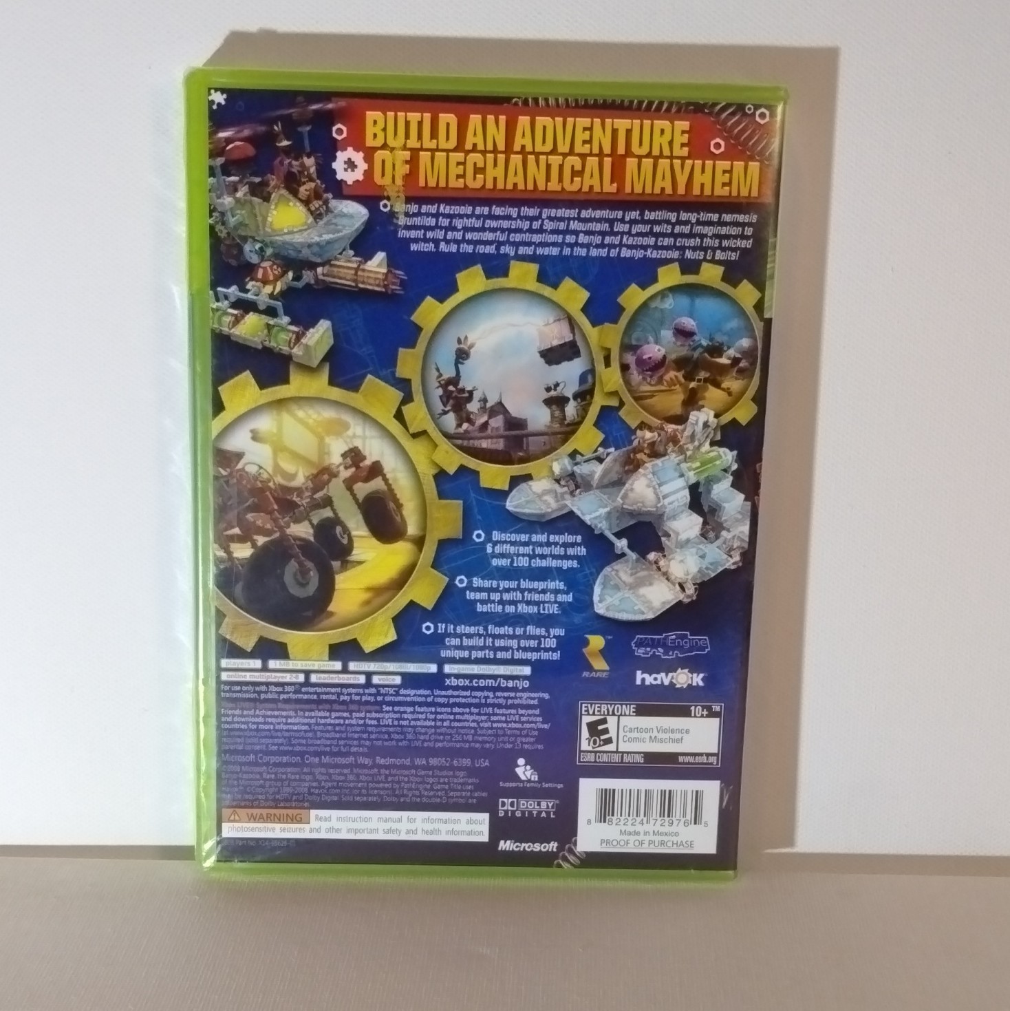 Microsoft Banjo-Kazooie: Nuts & Bolts Xbox 360 Action E10+ NTSC-U/C 2008
