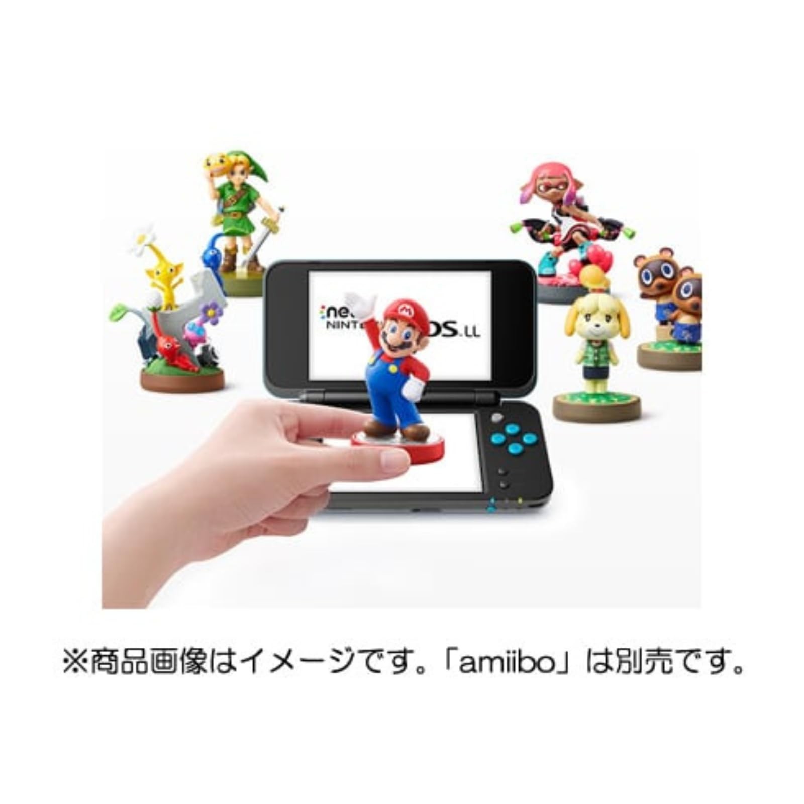 New Nintendo 2DS LL with Charger [Black x Turquoise] SD Card Fully Formatted