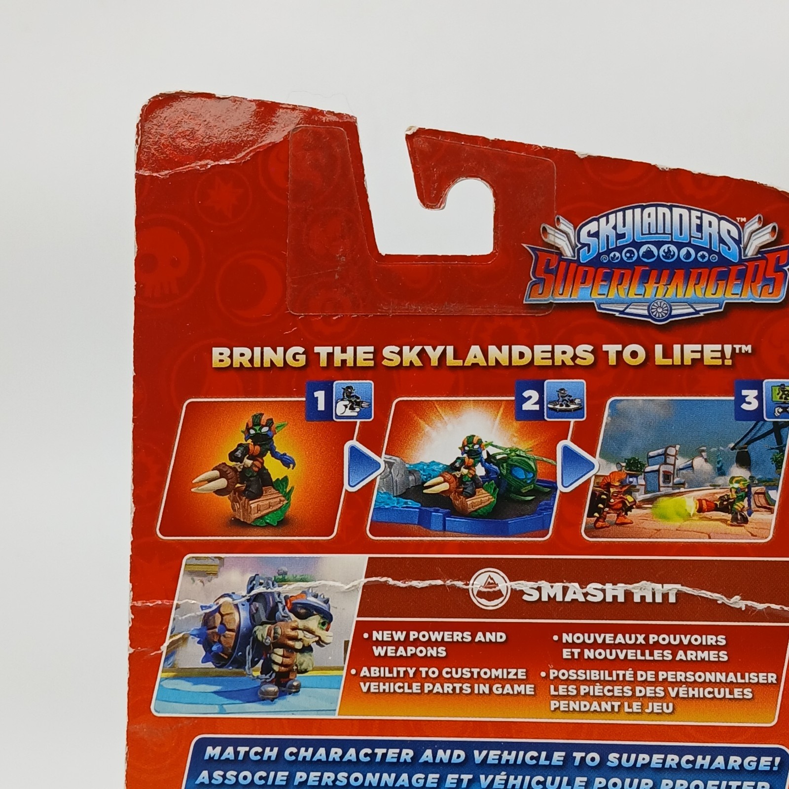 Skylanders SuperChargers Smash Hit Earth Figure Sealed NOS Heavy Shelf Damage