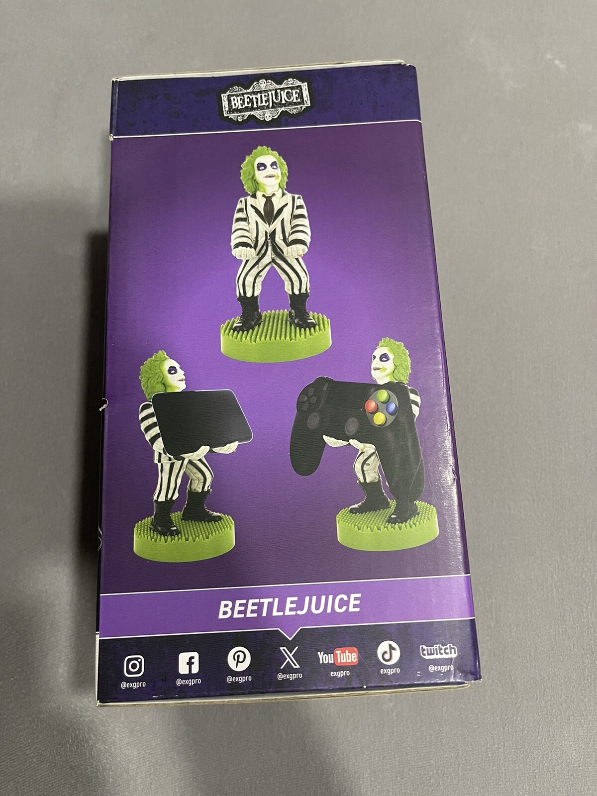 Beetlejuice Playstation XBOX Controller Stand Cable Guys Exgpro New