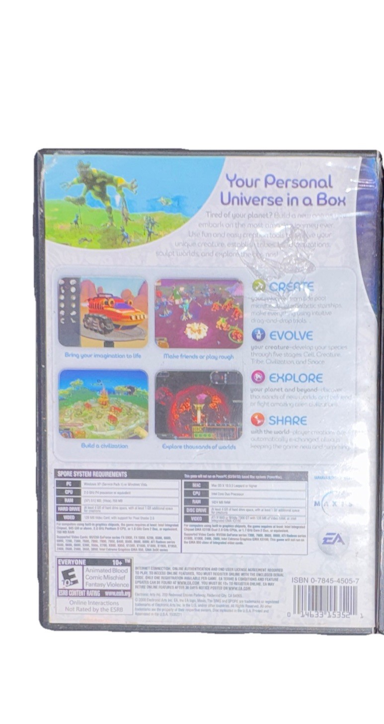 EA Spore (Spore Series) PC/Mac Video Game E10+ (Everyone 10+)