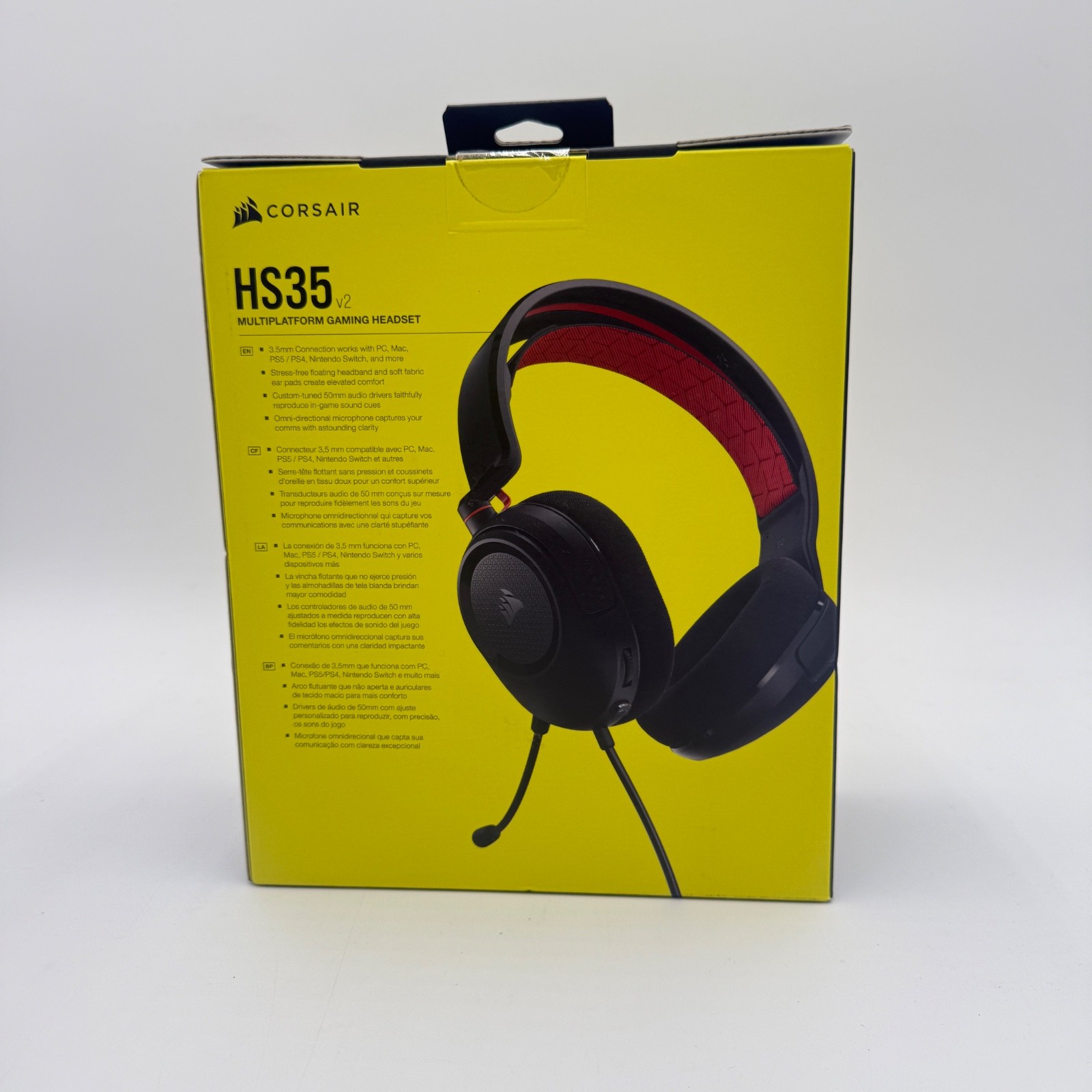 Corsair HS35 v2 Multiplatform Gaming Headset – PS5, Xbox, PC, Switch – Brand New