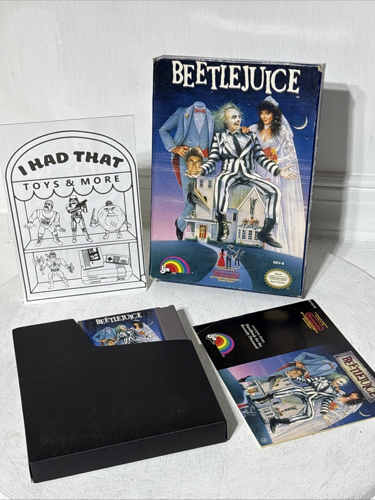 Beetlejuice NES Authentic CIB NICE Condition 🔥