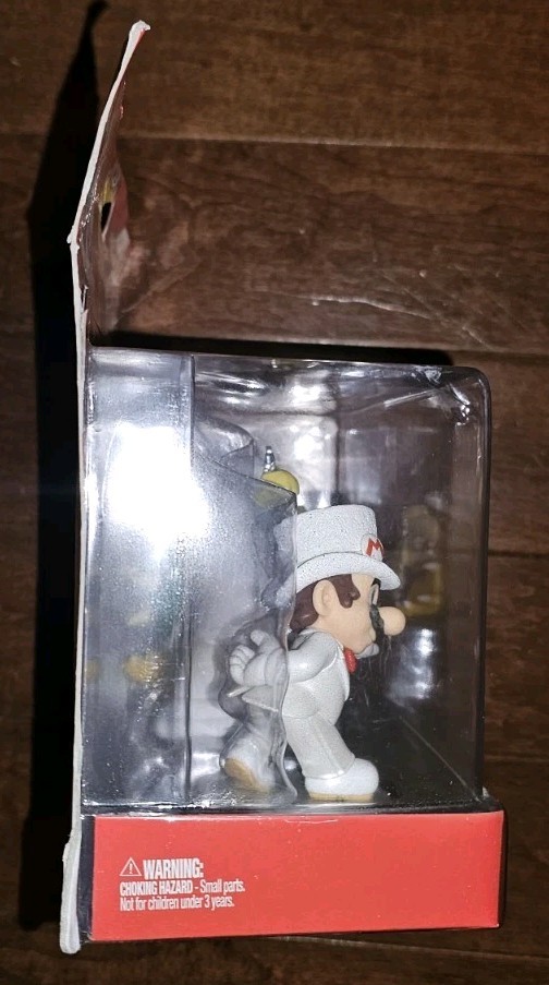 Super Mario Odyssey Amiibo 3 Pack Peach Bowser Wedding Outfit 2017 First Print