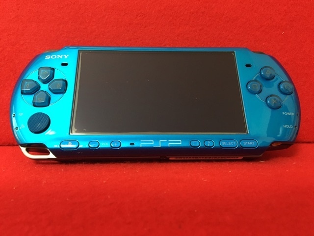 USED PSP Vibrant Blue PSP 3000 VB PlayStation Portable Sony Game Console only