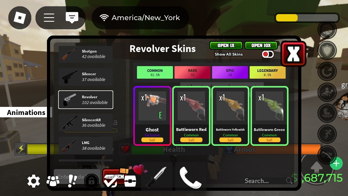 🎃 ROBLOX: ALL MY DA HOOD SKINS (Knives, Revolvers, DB, Tacticals) 🔫 CHEAPEST