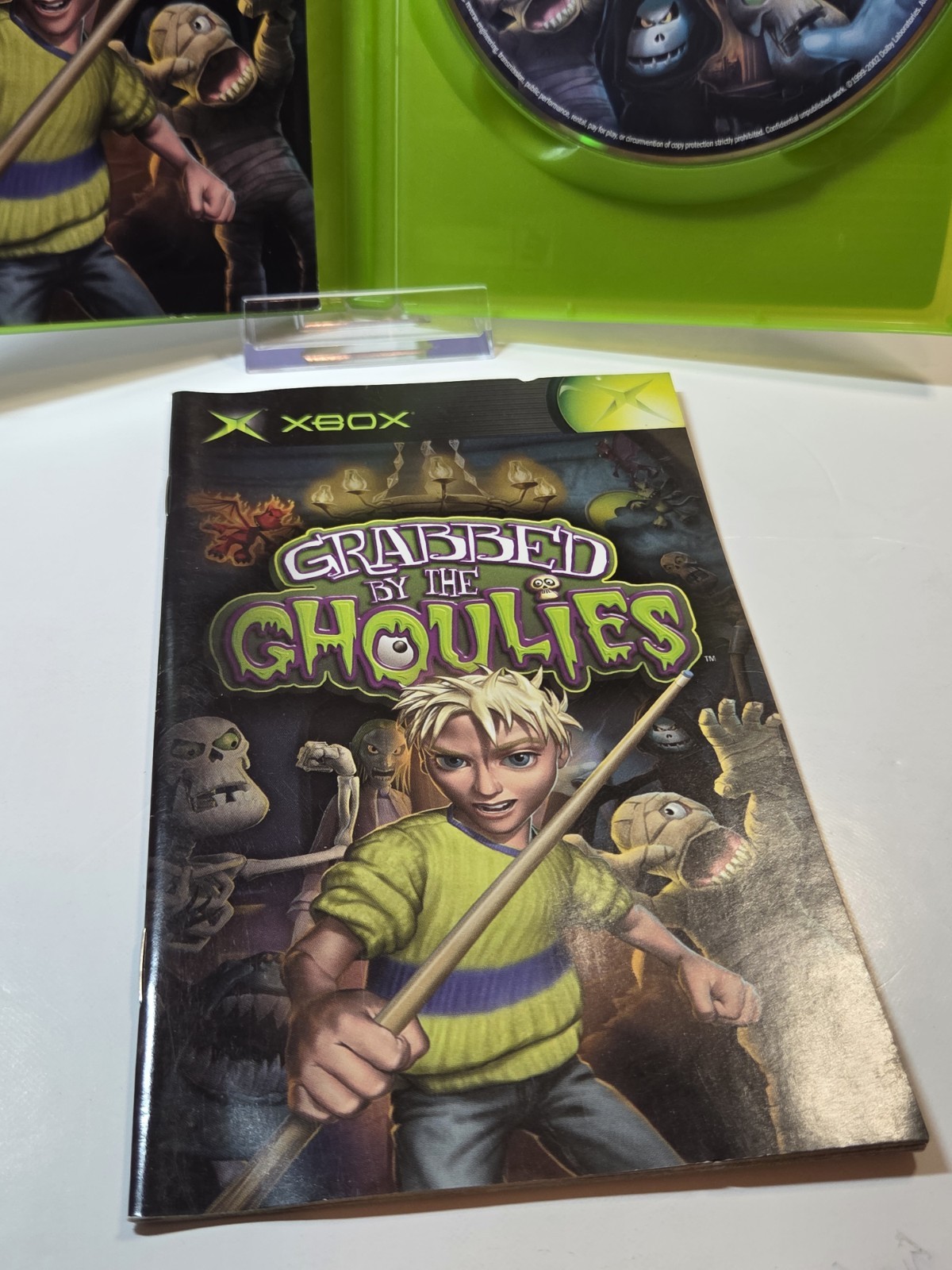 Grabbed by the Ghoulies (Microsoft Xbox, 2003) Complete With Manual,