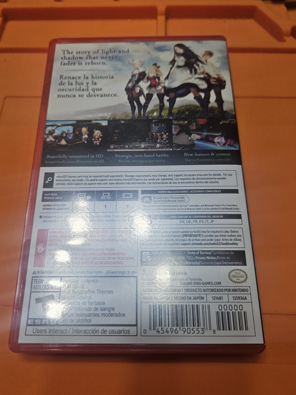 Bravely Default: Flying Fairy HD Remaster (Switch 2) Complete, Tested, Works!