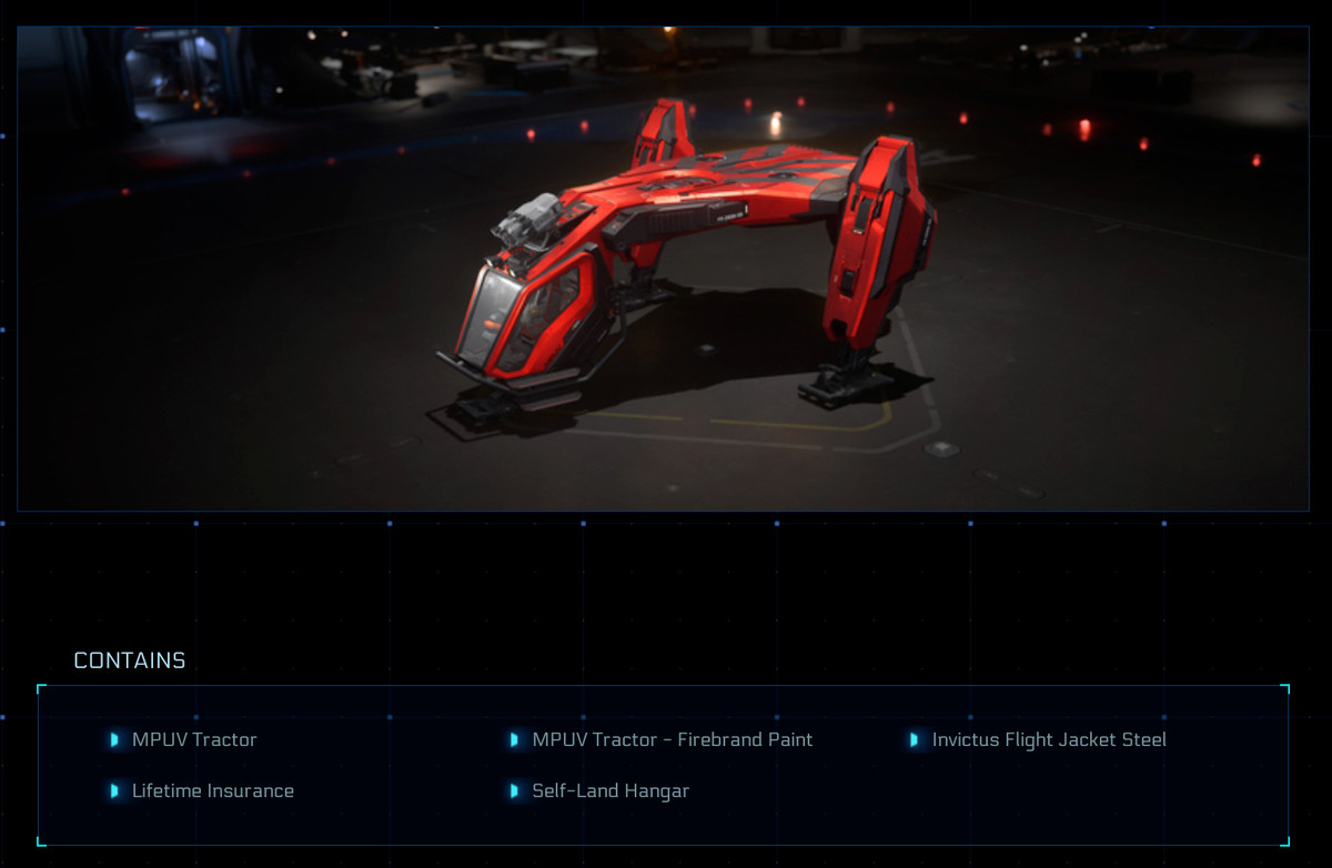 Star Citizen – ARGO MPUV TRACTOR – Original Concept LTI & Bonus items