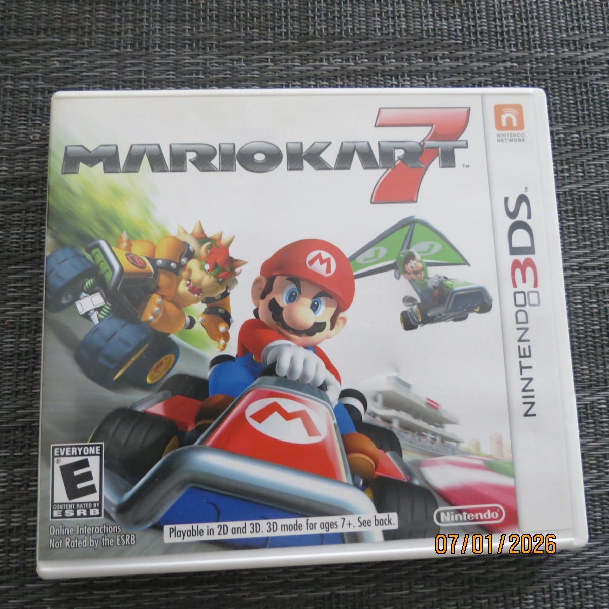 Mario Kart 7 (Nintendo 3DS, 2011 Complete w/Manual & inserts very good condition
