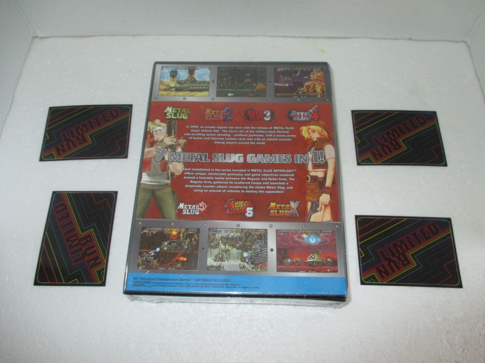 Metal Slug Anthology CE PS4 Brand New Sealed LRG Neo Geo with 4 Cards Included !