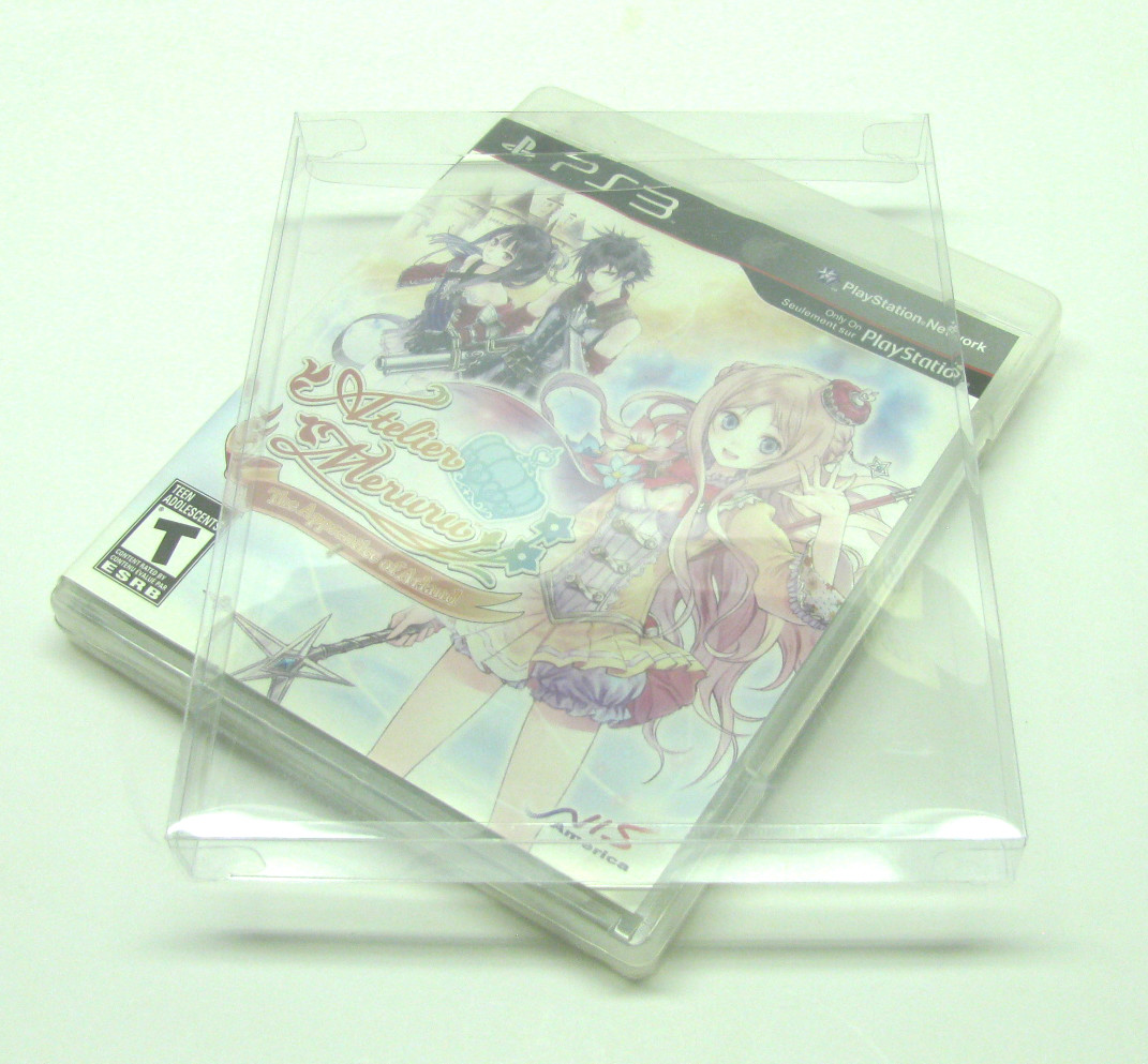 PLASTIC PROTECTIVE BOX PROTECTOR DISPLAY SLEEVE CASE For SONY PS3 PS4 CIB GAMES