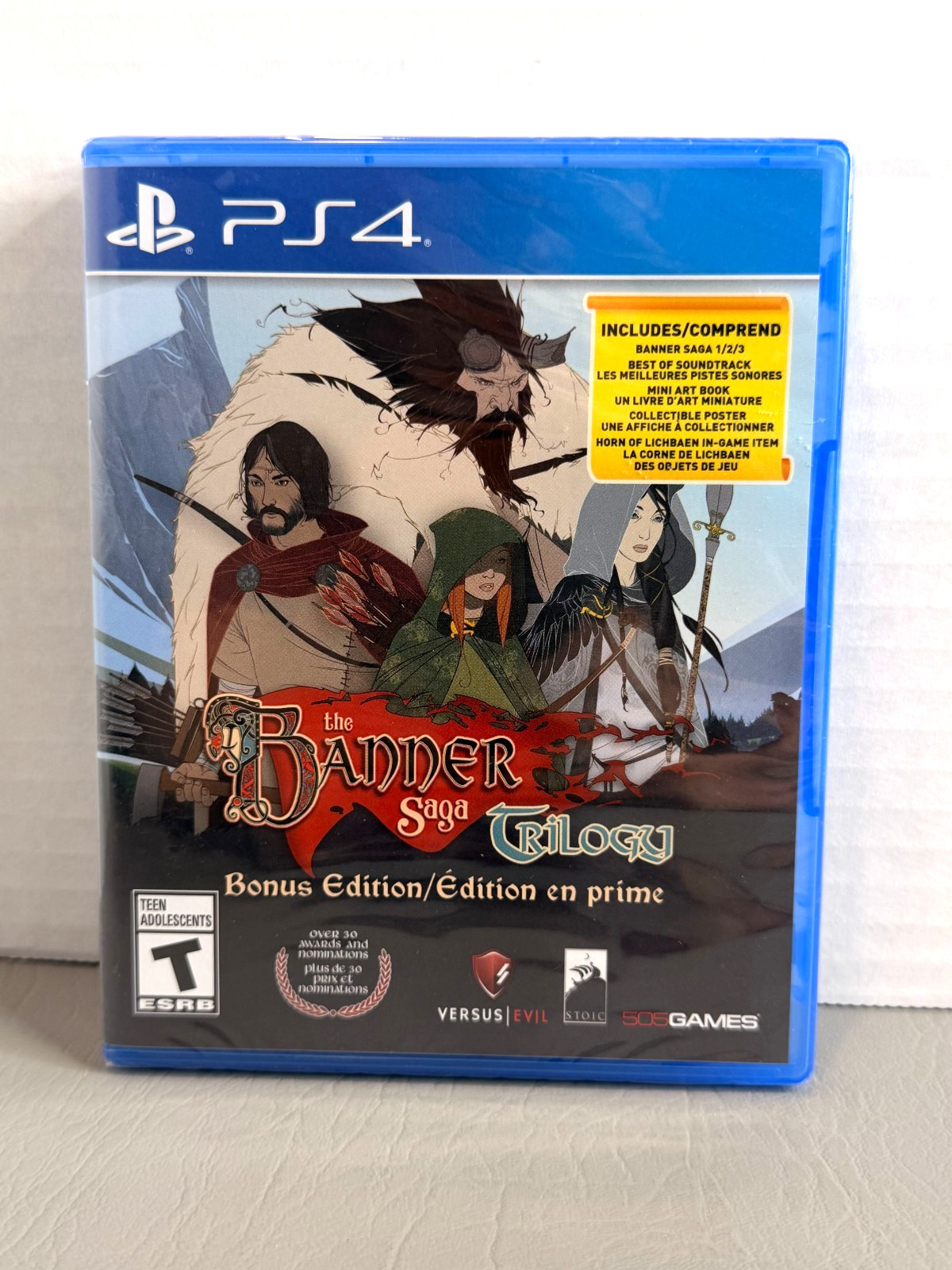The Banner Saga Trilogy – PlayStation 4 Bonus Edition Brand New Sealed