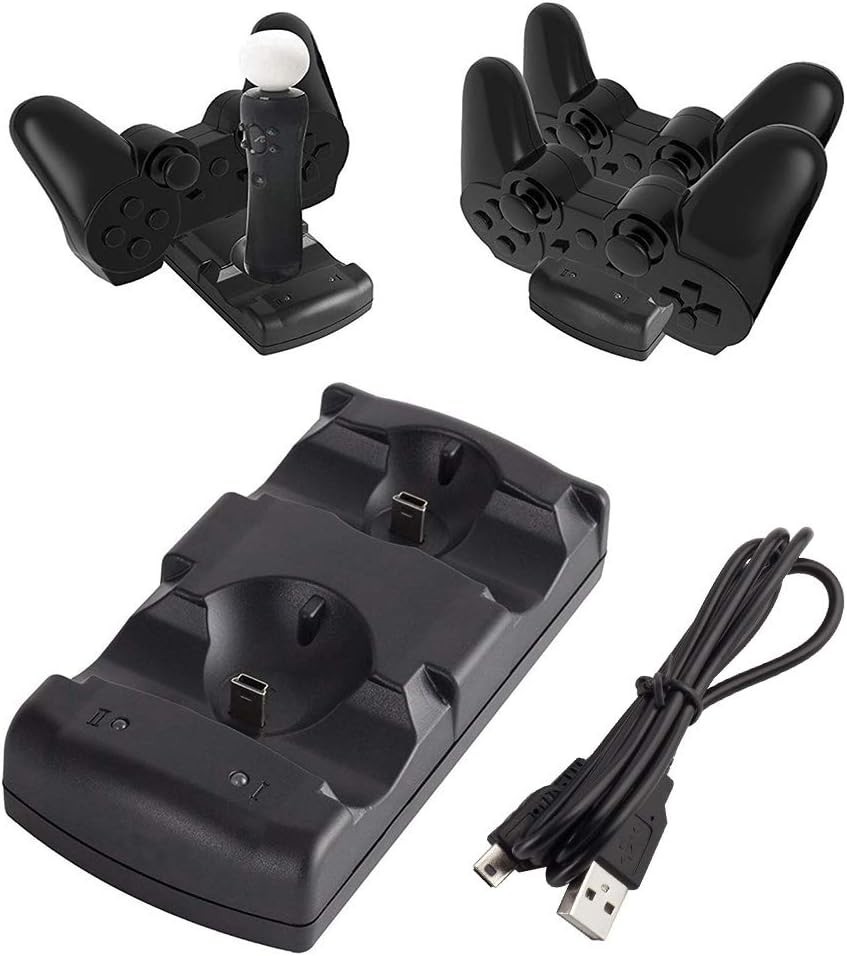 PS3 Controller Charger Station, Charging Dock for Sony Playstation 3 Original W