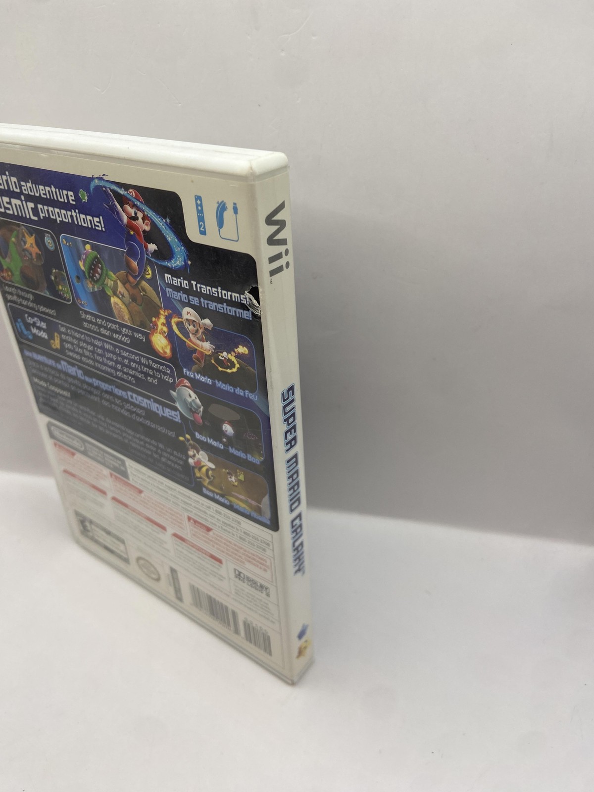 Super Mario Galaxy Nintendo Wii Game CIB E Nintendo 2007 Platformer NTSC-U/C